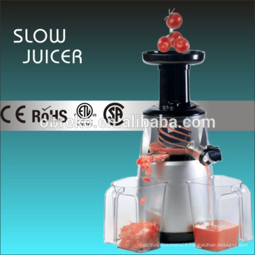 Boîtier en plastique Design moderne Vapeur à vitesse lente Juicer lent